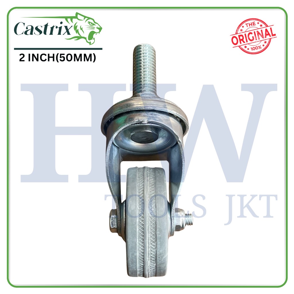 Jual Castrix Roda Meja Karet Abu Troli Rak Etalase Steling 2