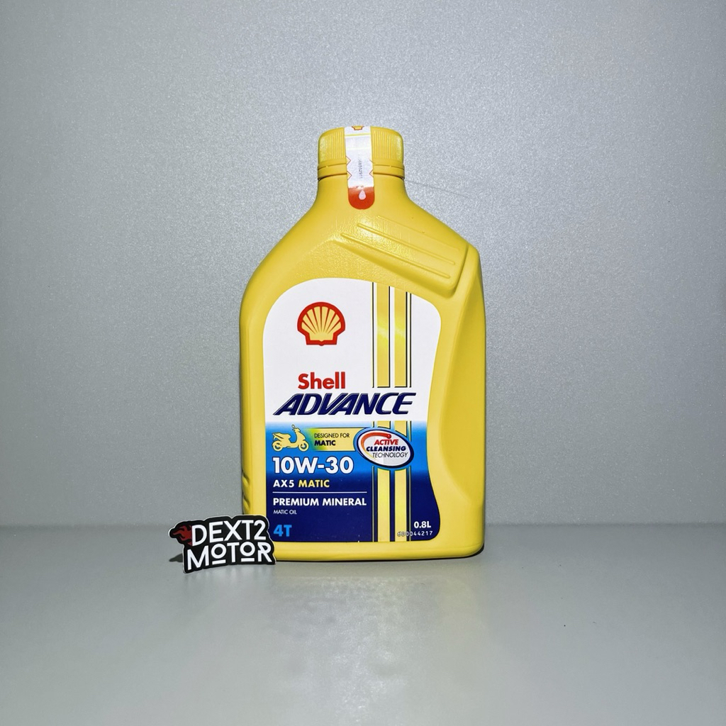 Jual Shell Advance AX5 Matic 10W30 0.8L 100% ORIGINAL - Oli Mesin ...