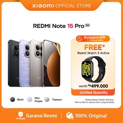Xiaomi Redmi Note 15 Pro 5G (8/256GB) (12/512GB) |  Baterai besar 6580mAh | Corn