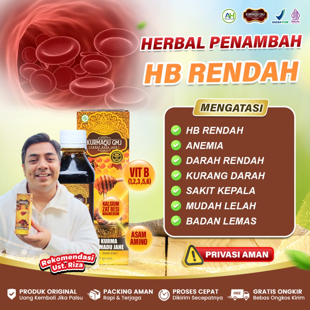 Jual Suplemen Penambah Darah Atasi Anemia Penambah HB Rendah Kurang ...