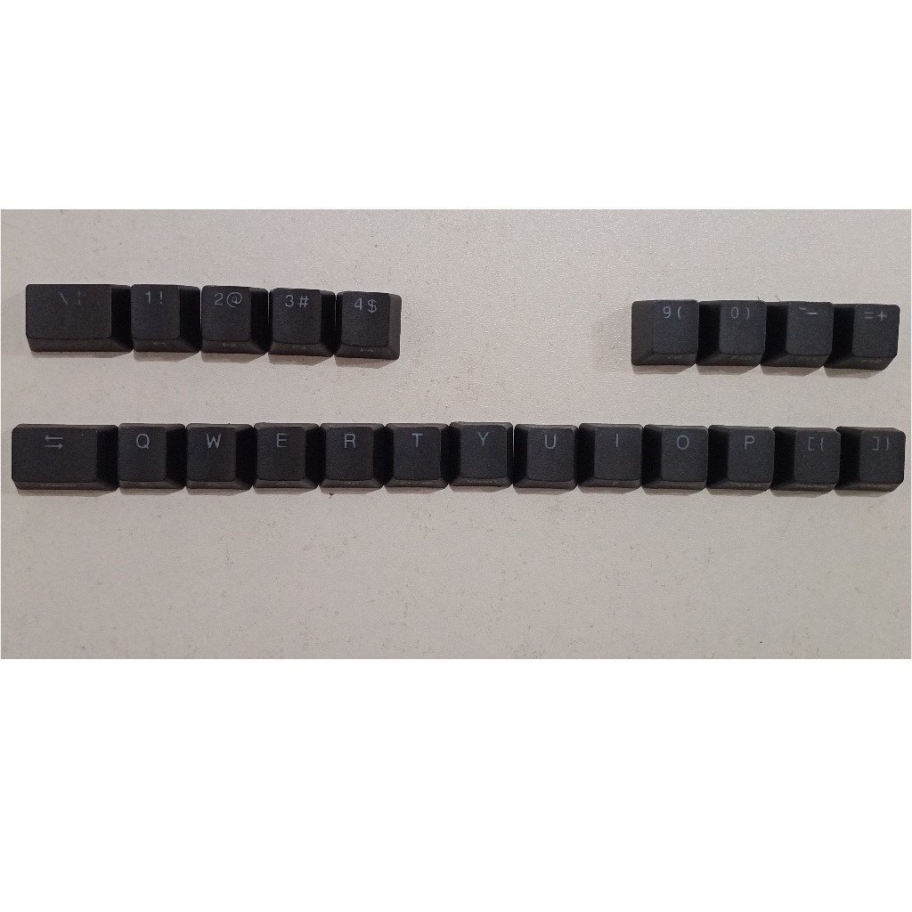 Jual Keycaps OEM Black Tembus Cahaya Double Shot Bijian | Shopee Indonesia