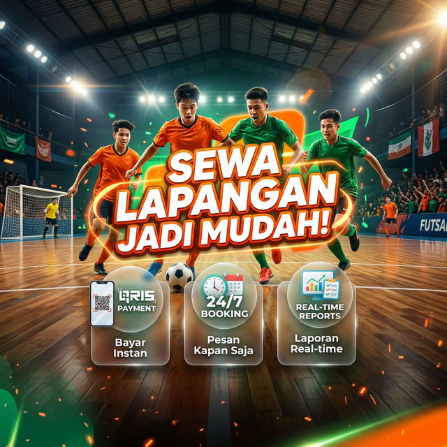 ID-Tech Aplikasi Rental Lapangan Futsal | Booking, Jadwal, Pembayaran, POS