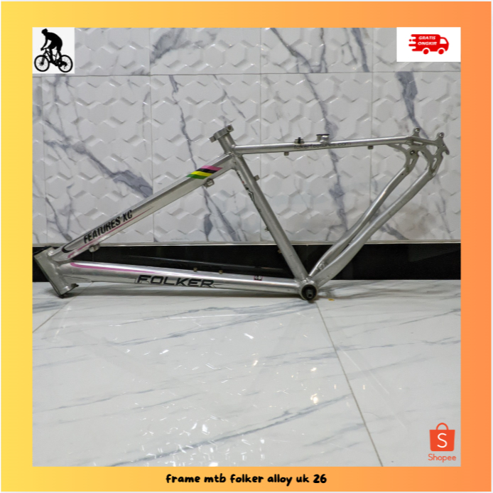 Jual frame mtb folker features alloy uk 26 | Shopee Indonesia