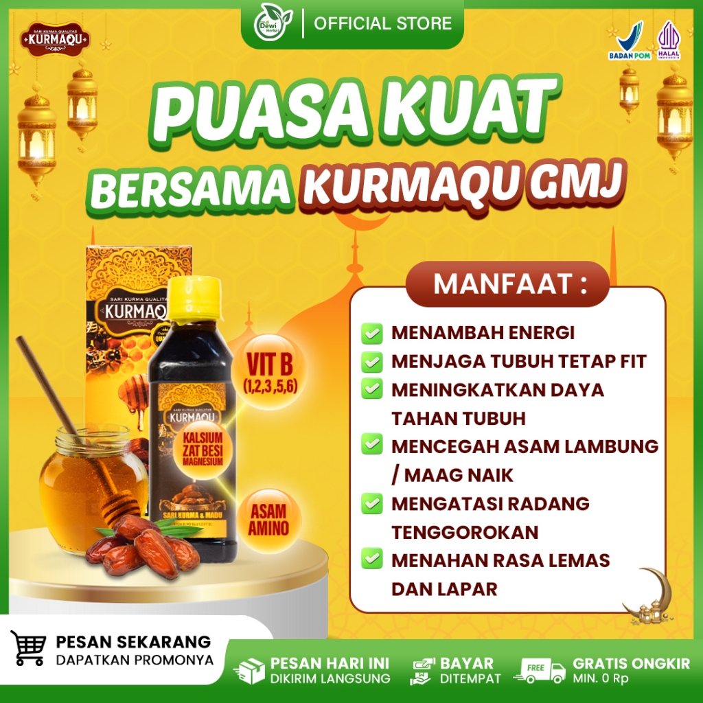 Obat Cegah Asam Lambung Naik Saat Puasa, Maag, Gerd, Nyeri Ulu Hati, Perut Kembung Terasa Perih Selama Puasa - Kurmaqu GMJ