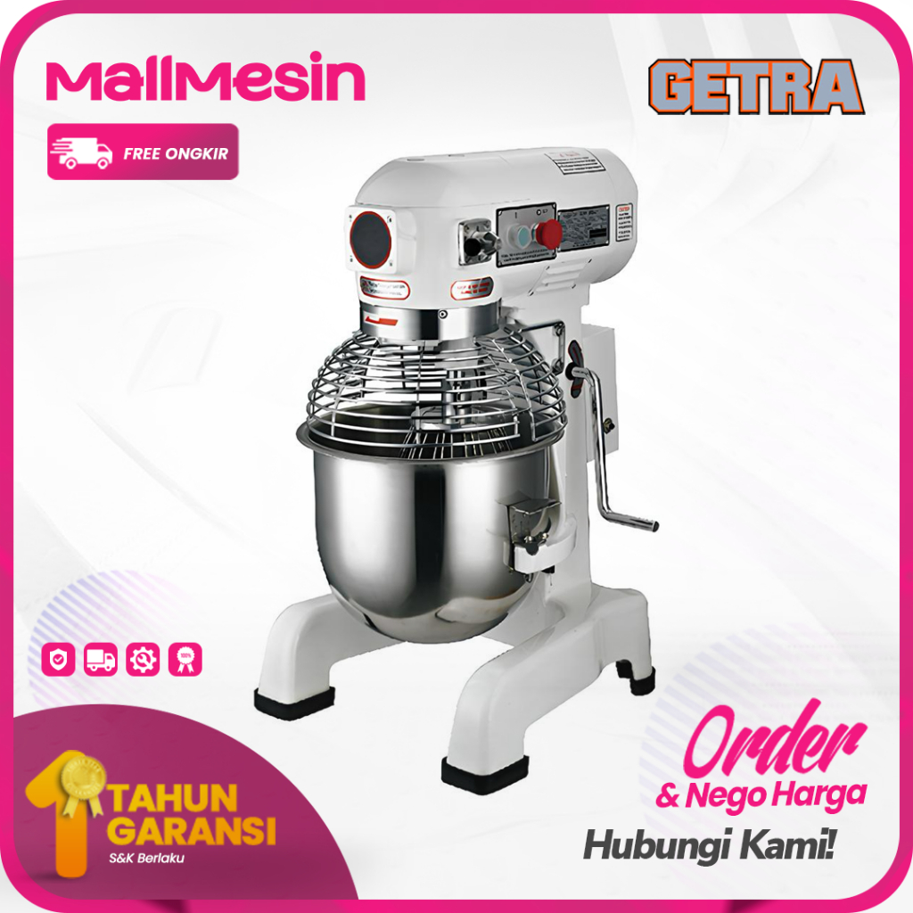 Jual Planetary Mixer Roti GETRA All Varian | Mesin Pengaduk Adonan Roti ...