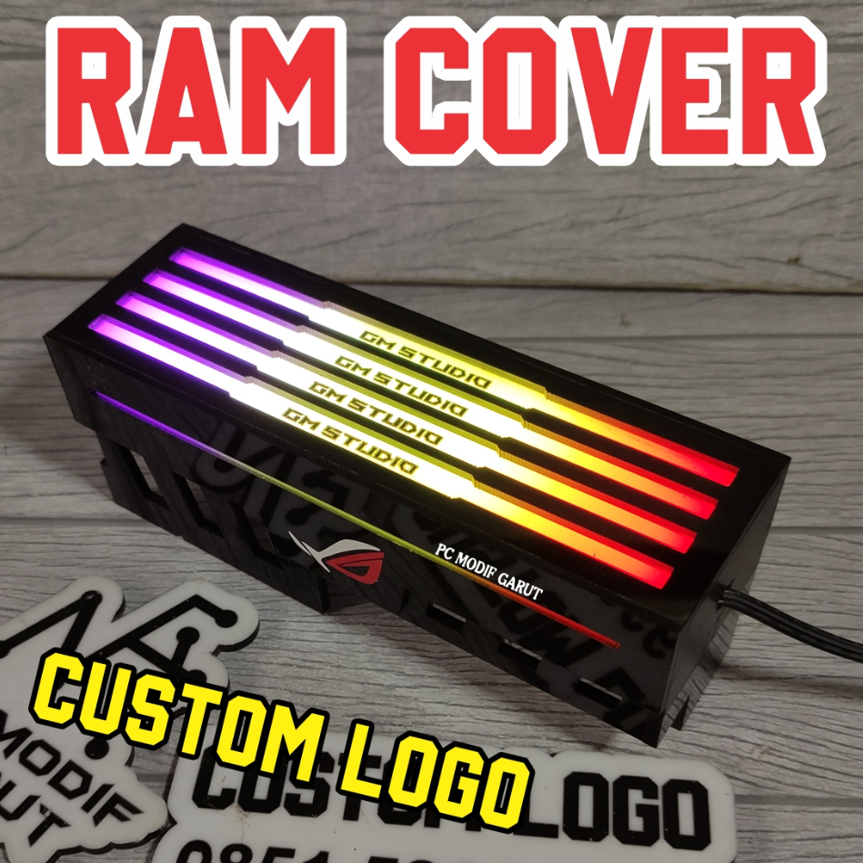 Jual AKSESORIS KOMPUTER GAMING RAM COVER LED RGB ROG EDITION | Shopee ...