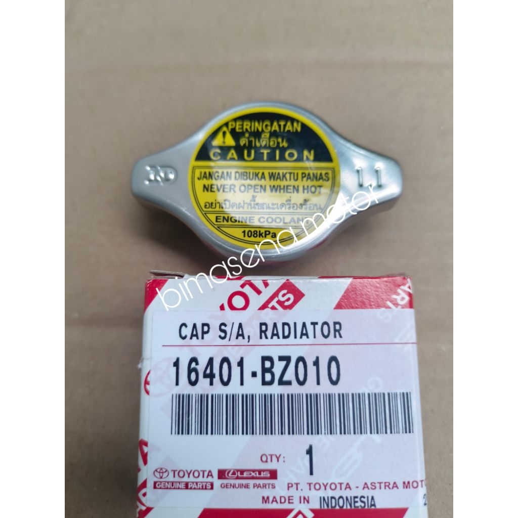 Jual tutup cap radiator avanza xenia rush terios 16401-BZ010 | Shopee ...