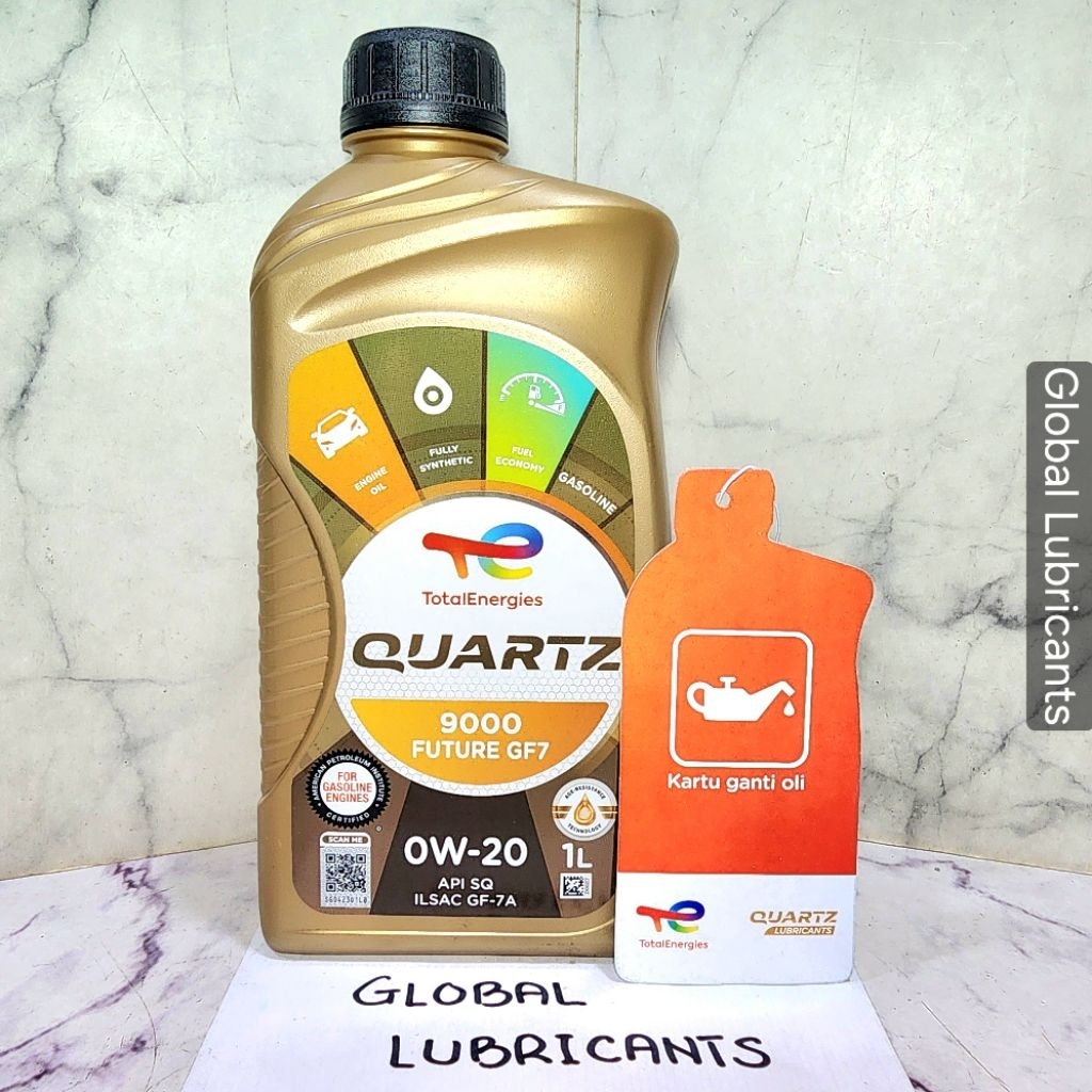 Jual NEW! API SQ! Total Quartz 9000 0W-20 1 Liter ILSAC GF-7A (Oli ...