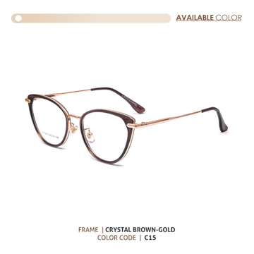 La Chapella Kacamata Minus Cylinder Lensa Photocromic Anti Radiasi Blueray Bahan TR 90 Metal