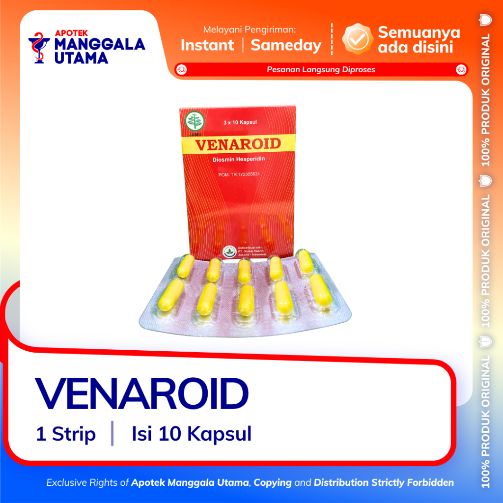 Jual VENAROID PER STRIP ISI 10 KAPSUL | Shopee Indonesia