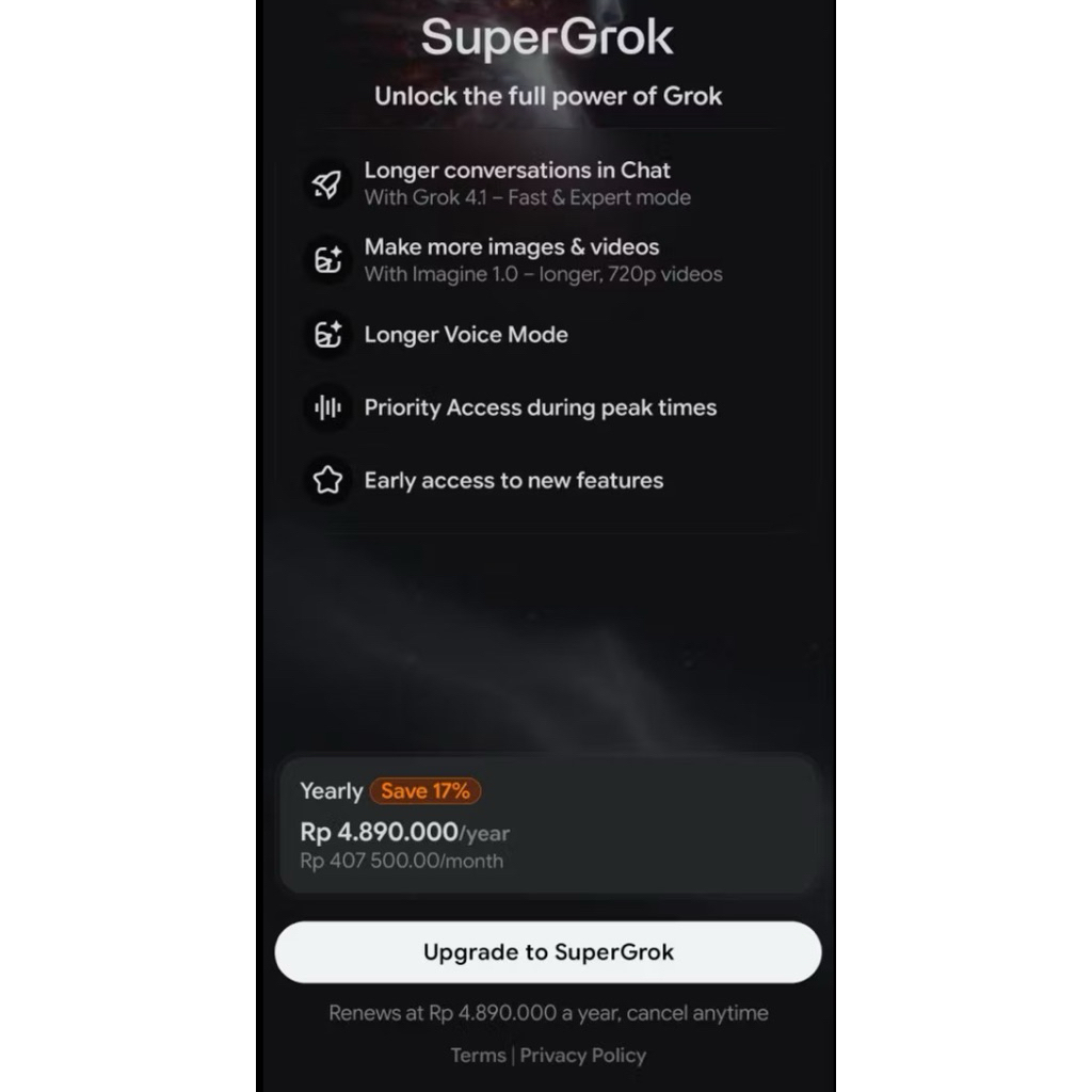 Jual Jual Supergrok GROK AI PRIVATE New Version Grok 4 Tinggi Ori Resmi ...