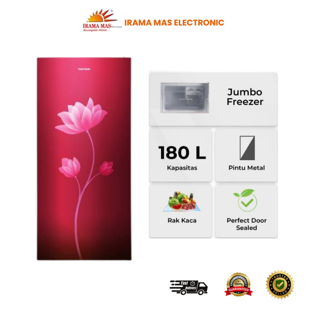 Jual Kulkas Polytron PRB-189 1 Pintu 180 Liter | Shopee Indonesia