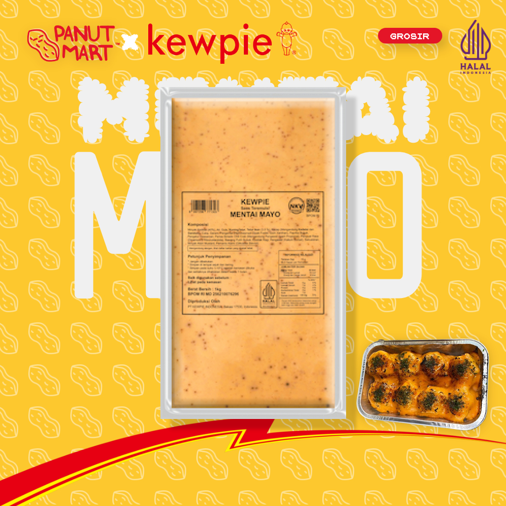 Jual Saus Mentai Mayo Kewpie 1kg - Rasa Gurih, Halal, Aroma Khas ...