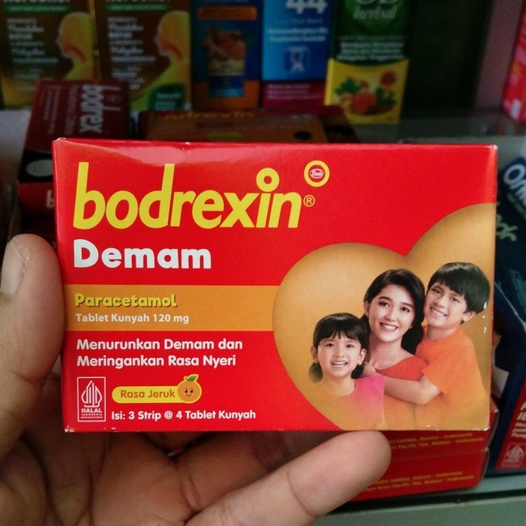 Jual BODREXIN DEMAM TABLET Per Box @3 Strip @12 Tablet | Shopee Indonesia