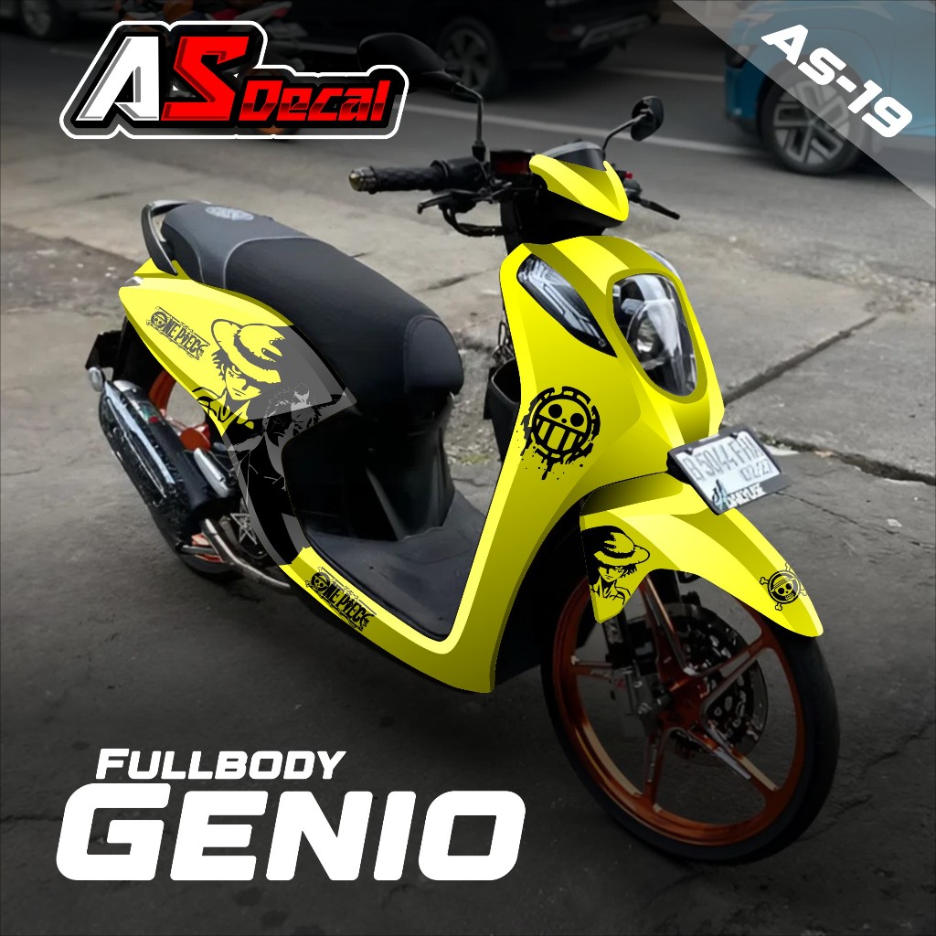 Jual (Bisa Cod) Decal Sticker Full Body Motor Honda Genio Dekal Setiker ...