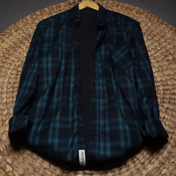 Kemeja Flanel Lengan Panjang Premium Tb Hem Pria Wanita Unisex Casual Kotak Distro