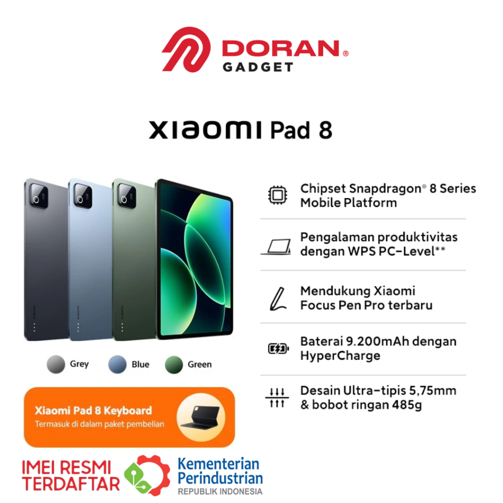 Jual Xiaomi Tablet Terlengkap & Harga Terbaru Juli 2026 | Shopee Indonesia