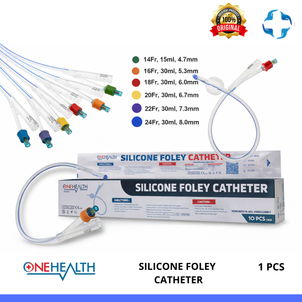 Jual Silicone Foley Catheter 2 Way Onehealth Kateter Urine Silikon ...