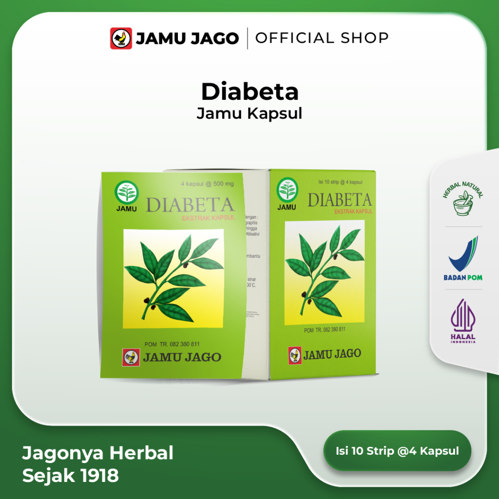 Diabeta Jamu Kapsul Membantu Mengatasi Kencing Manis by Jamu Jago