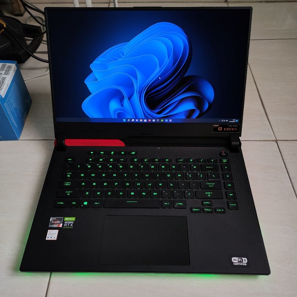 Jual Laptop Gaming Asus ROG G513QR Ryzen 7 5800H RTX 3070 ex resmi ...