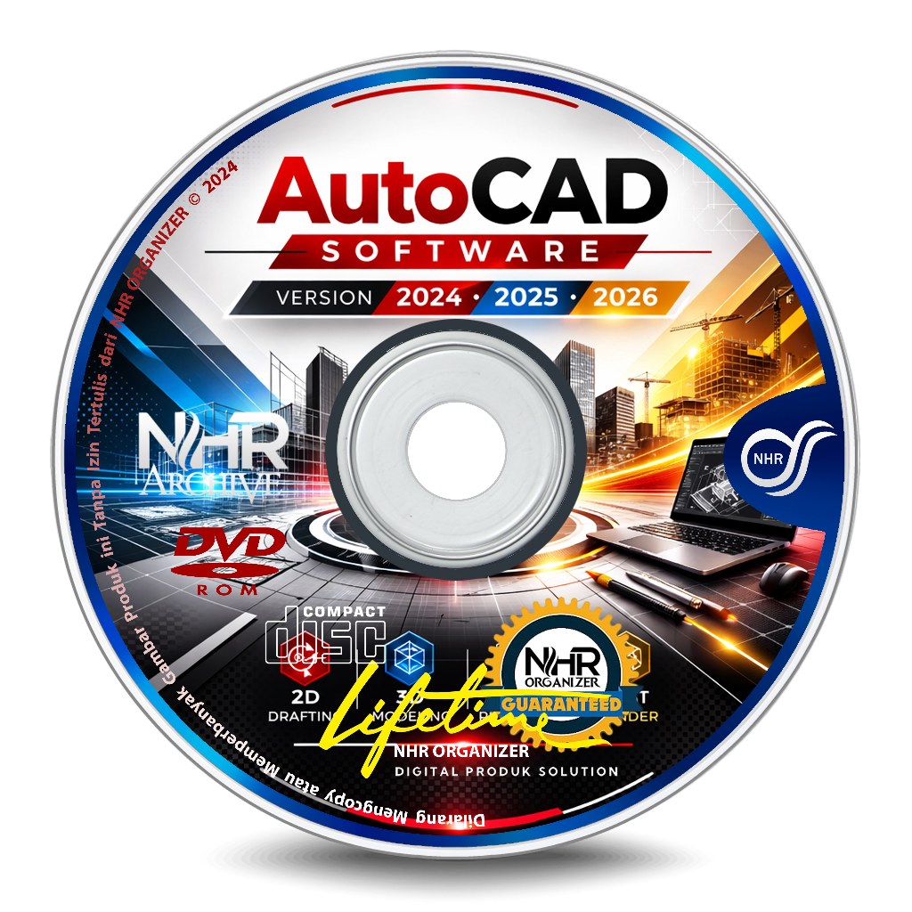 Jual CD/DVD AutoCAD AutoCAD LT 2024 2025 2026 + Activator || Full ...
