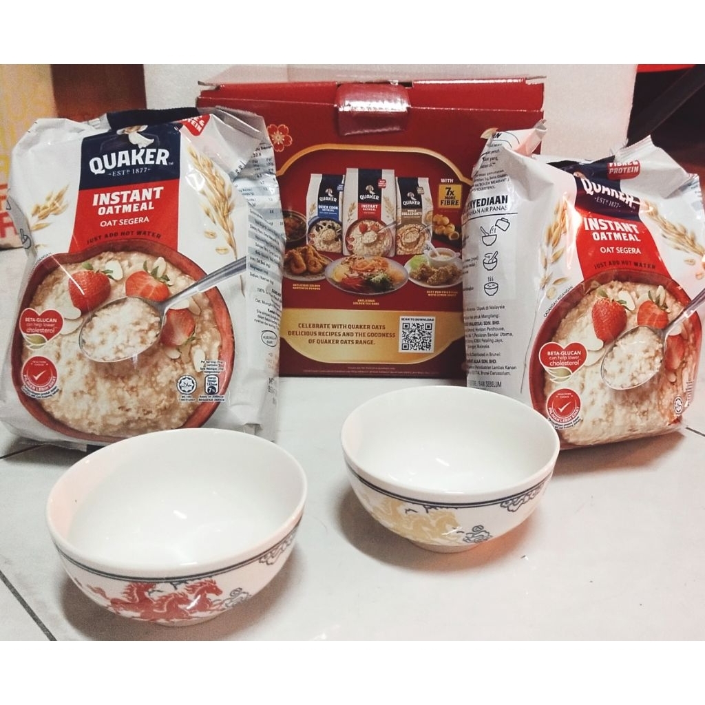 Jual Oat meal quacker Limited edisi 1 kotak isi 2 Bks @800grm + free 2 ...