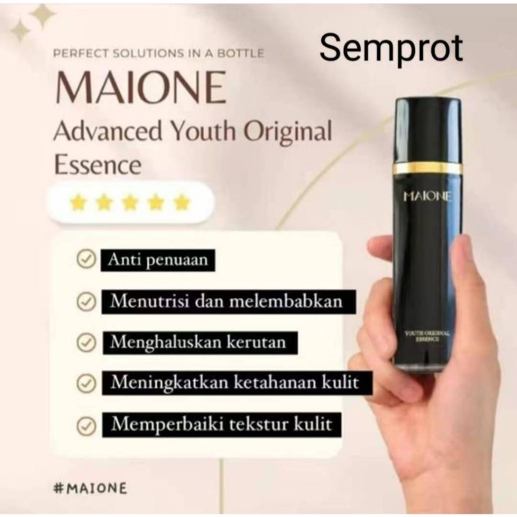 Jual Maione Youth Original Essence 100ml | Shopee Indonesia