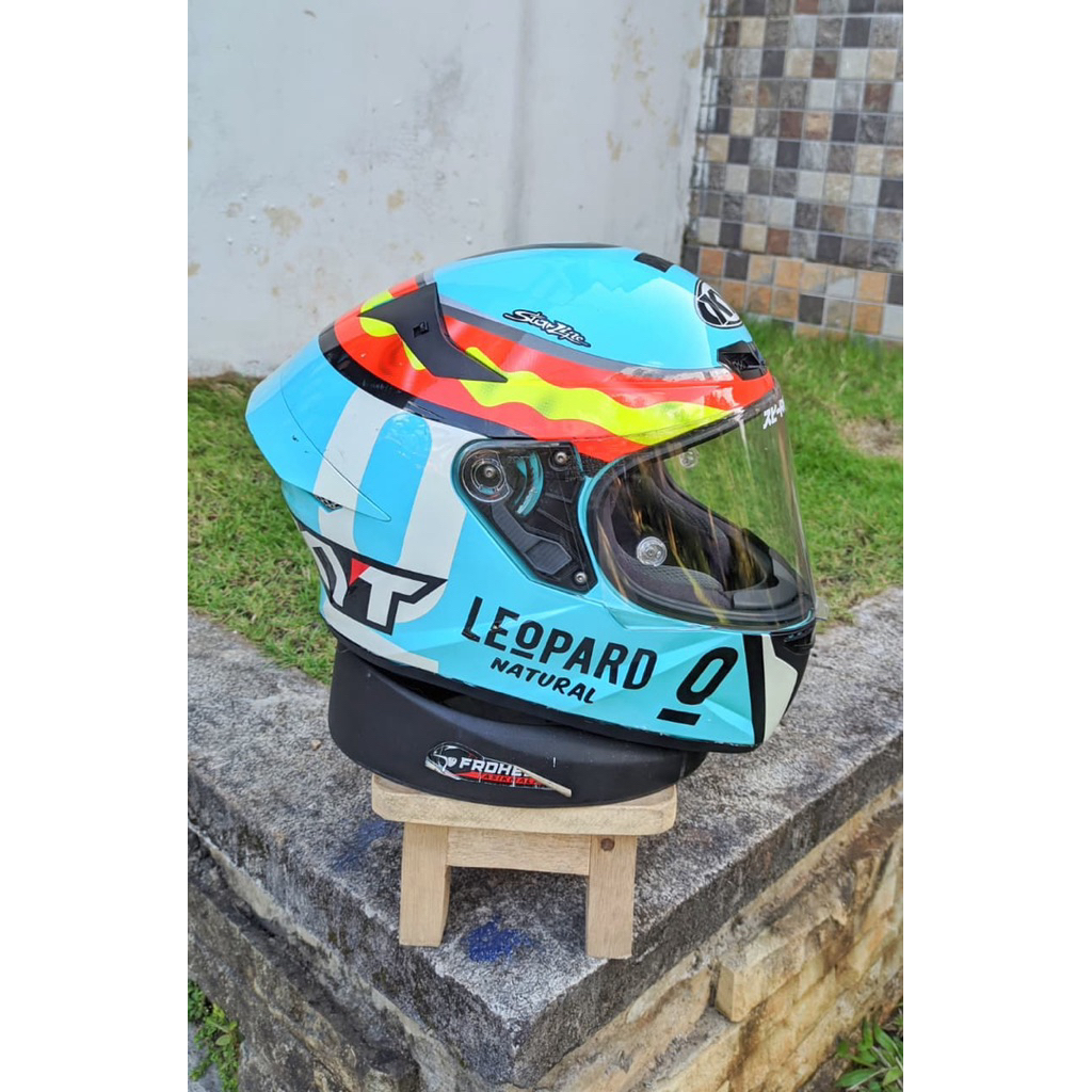 Jual KYT TTC JAUME MASIA LEOPARD ORIGINAL SECOND | Shopee Indonesia