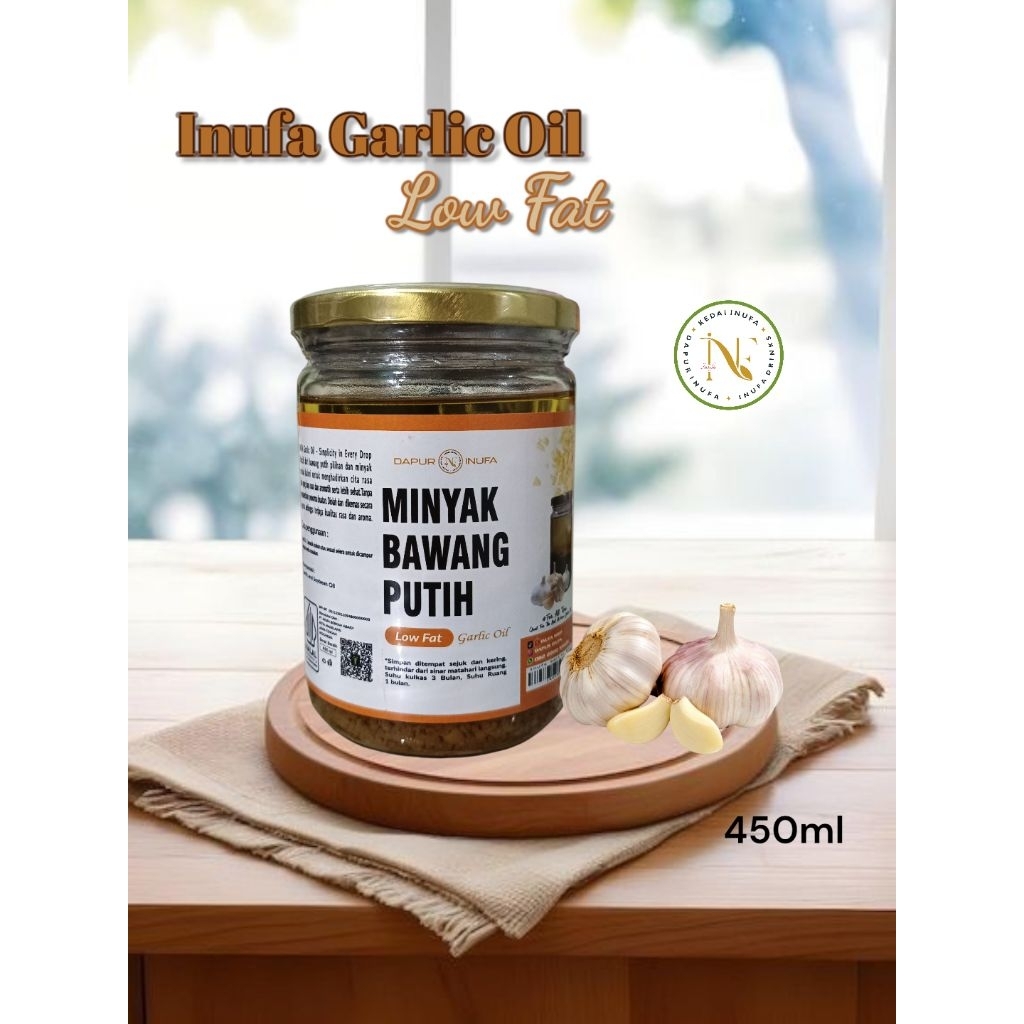Jual INUFA Garlic Oil Low Fat Rendah Kalori Cocok Untuk Diet Tumis Sup ...