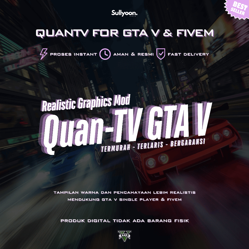 Jual QuanTV Realistic Graphics Mod For GTA V & FiveM ( Last Update 26 ...