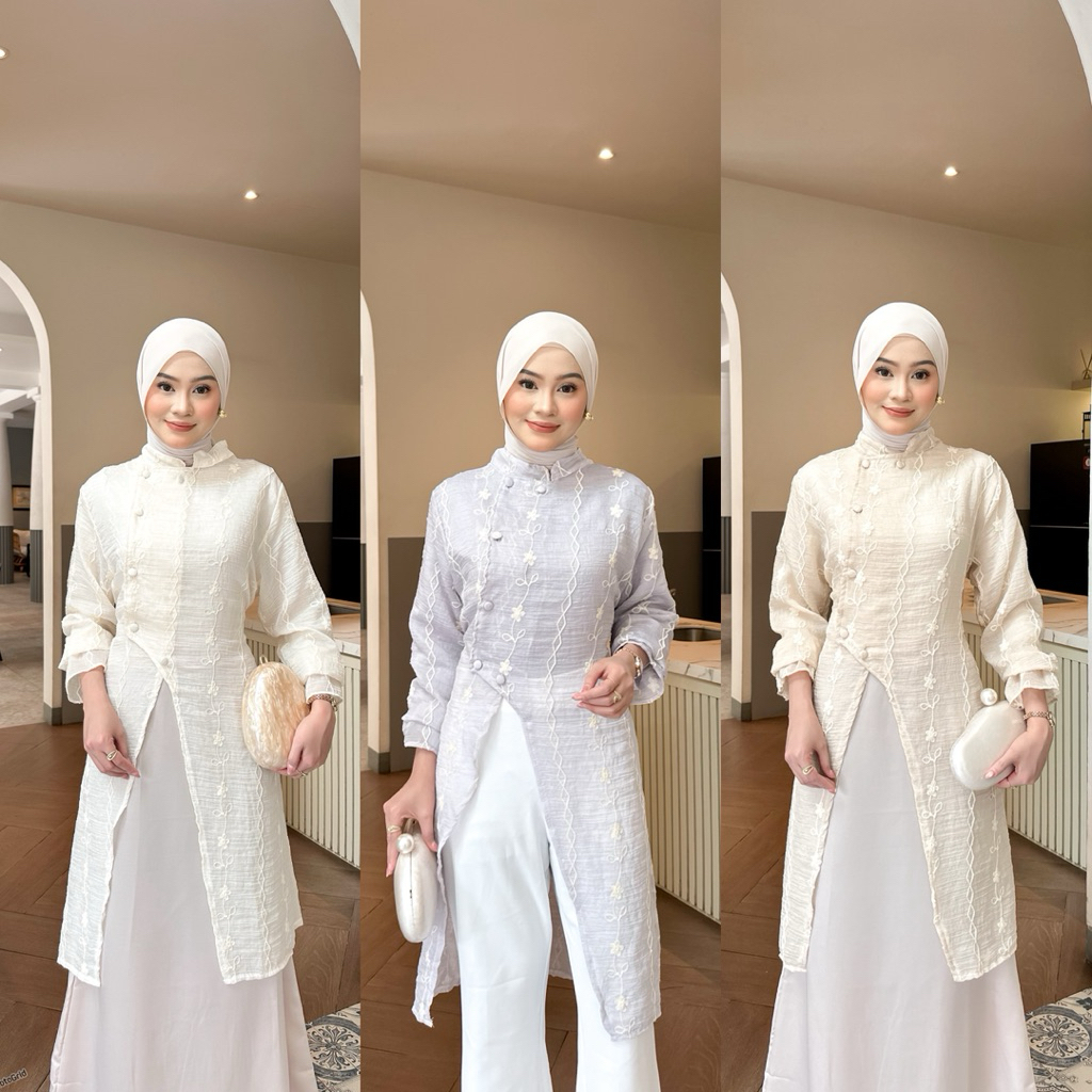 Jual Napusha - Kaleza Outer | Outer Tencel | Tunic Outer | Shopee Indonesia