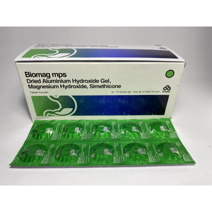 Jual Biomag STRIP isi 10 Tablet Obat Maag Mag Magh Lambung Antasida ...