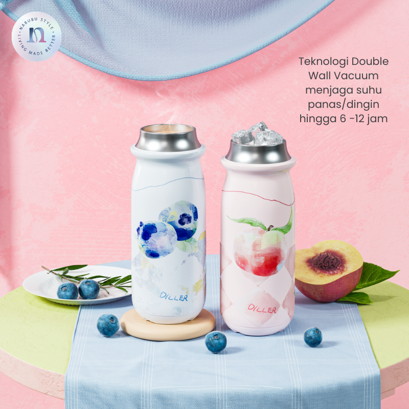 Jual [NABUBU] Botol Minum Fresh Joy Classic Milk Bottle Design 380ML ...