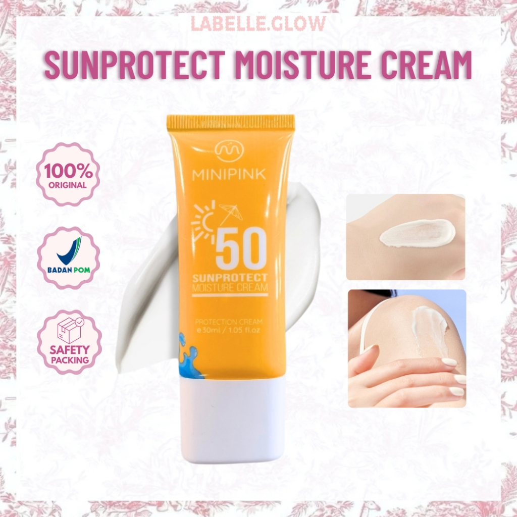 Jual BPOM MINIPINK 30ML Sunscreen Sunprotect Moisture Cream Longlasting ...