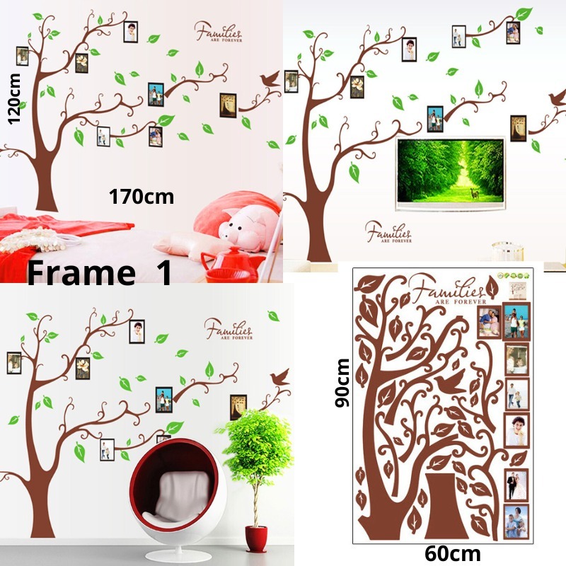 Jual STIKER DINDING FRAME WALSTIKER FRAME POHON STIKER POHON ...