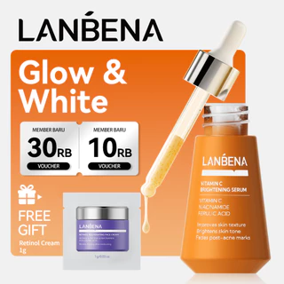 [HALAL] LANBENA Vitamin C + Niacinamide + 577 Brightening Serum (15ml/30ml) - Serum Pencerah Kulit Exfoliasi Wajah, Perawatan Kulit Skincare