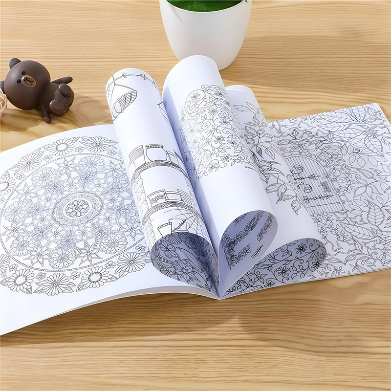 Jual GD Coloring Book for Adults and Teens Buku Mewarnai Desain Mudah ...