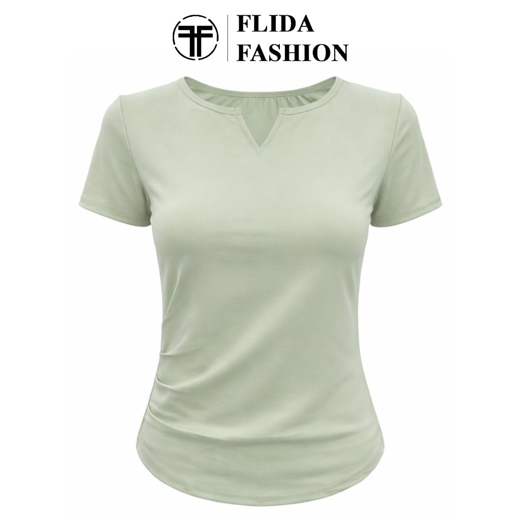 Jual FLIDA FASHION - JYMD026 atasan olahraga wanita badminton yoga ...