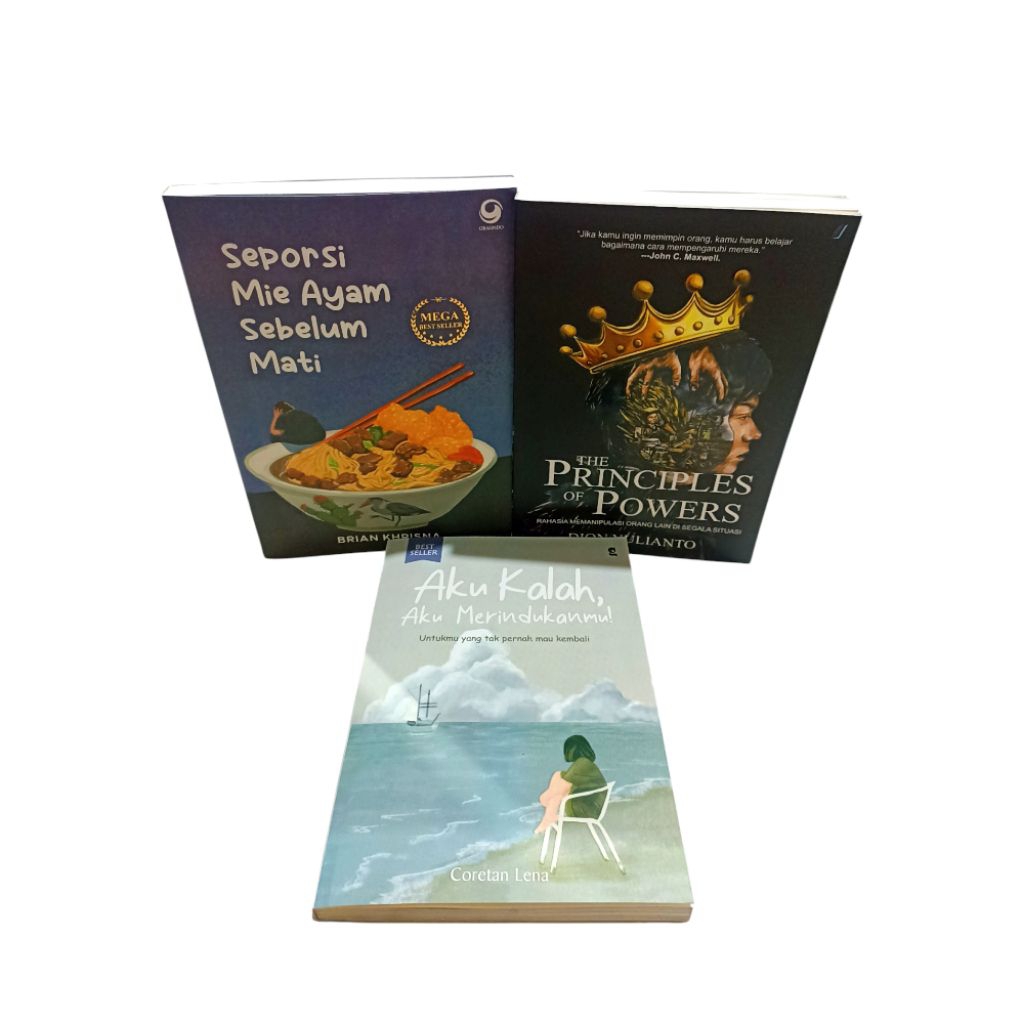 Jual OBRAL BUKU MURAH ORIGINAL / BUKU PAKET HEMAT / 1 PAKET 3 BUKU ...