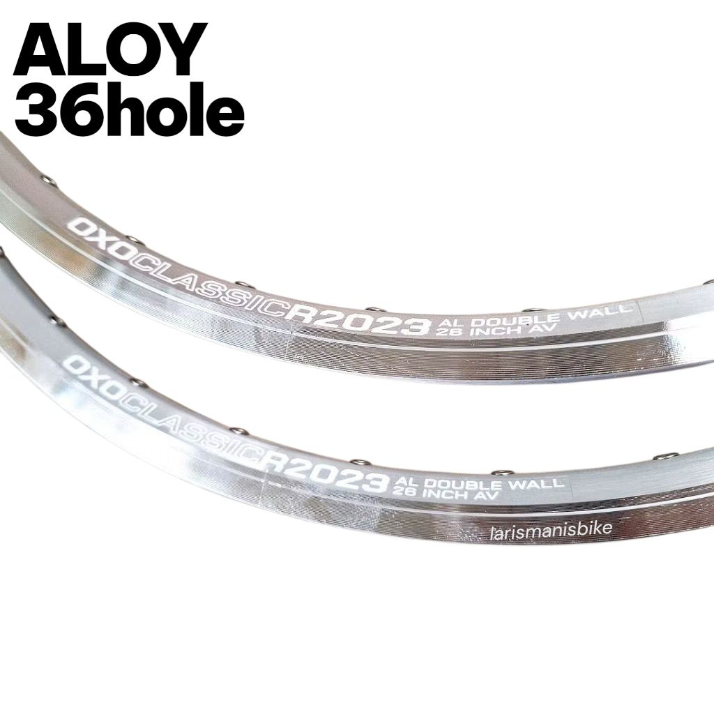 Jual RIMS OXO CLASSIC 26 R2023 36H DOUBLE WALL ALLOY SILVER velg 26 ...