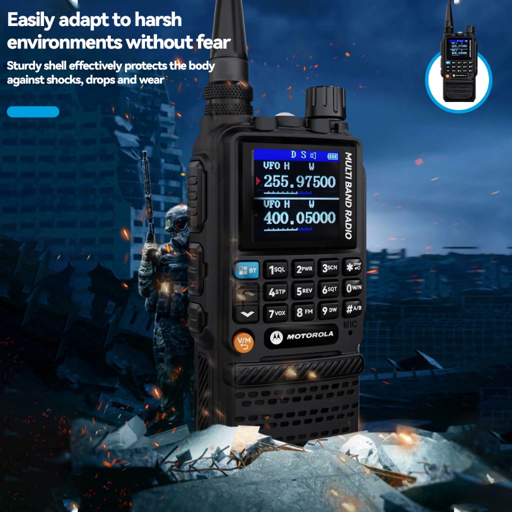 Jual Motorola GP360 Walkie Talkie Two Way Radio Jarak Jauh 20KM Daya ...