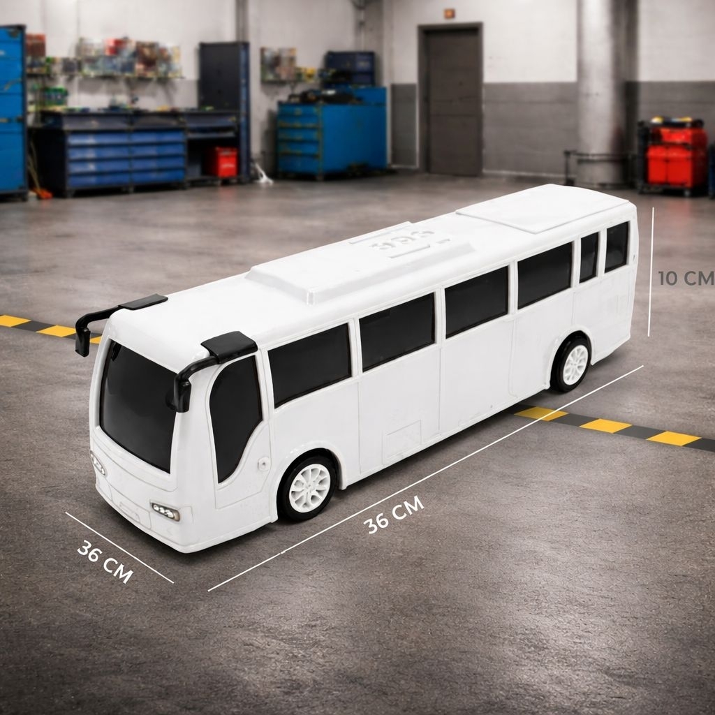 Jual Mainan Bus Miniatur RKC Polos | Mainan Bus Plastik Untuk Custom ...