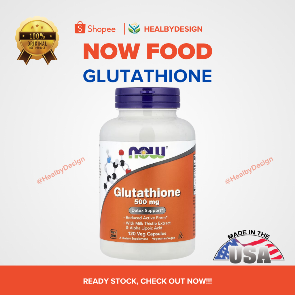 now foods glutathione 500 mg 120 veg capsules Jual 500mg 30 - Antioksidan & Detoks Original USA - With Milk Thistle & Alpha Lipoic Acid Korean toner for brightening SKIN&LAB Glutathione Ampoule Toner Variants:Glow B2G1 (3pcs)