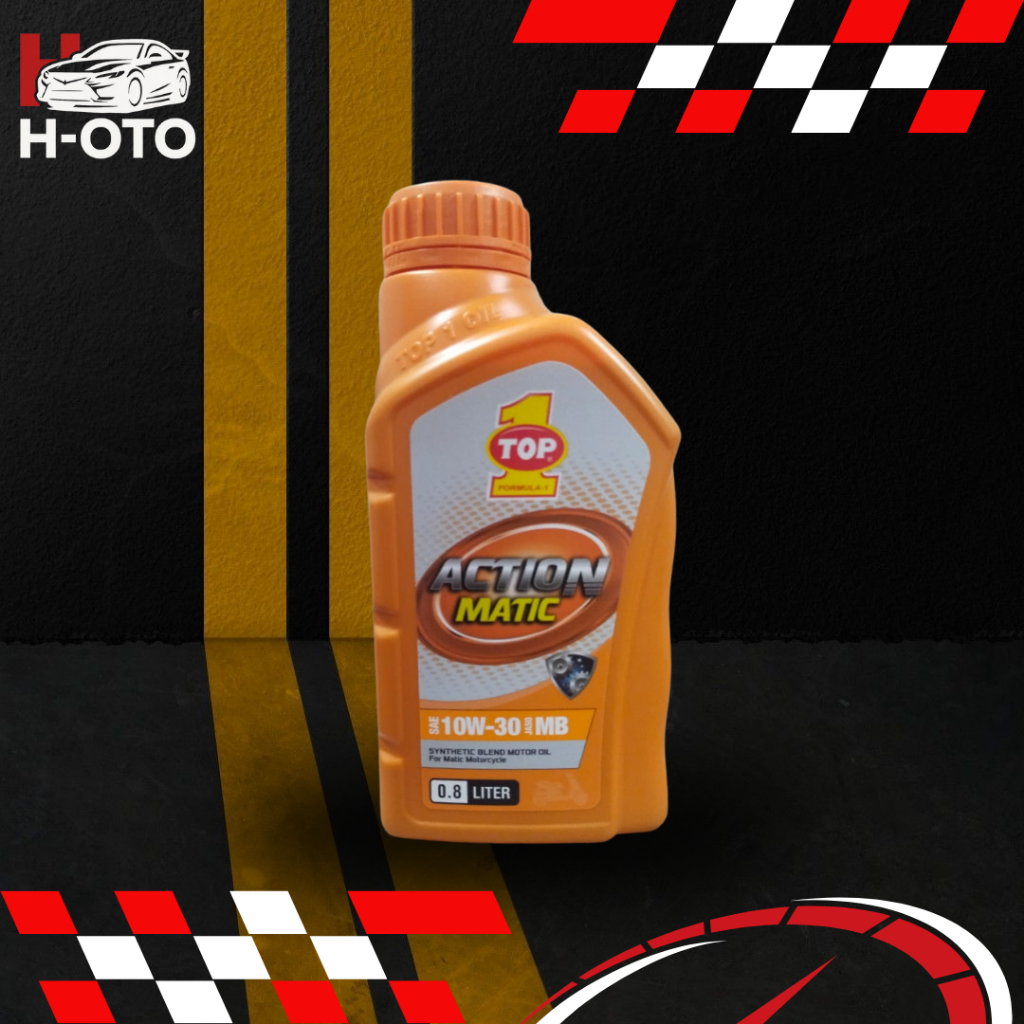 Jual TOP 1 ACTION MATIC SAE 10W-30 800ML ORIGINAL - Oli Motor Matic ...