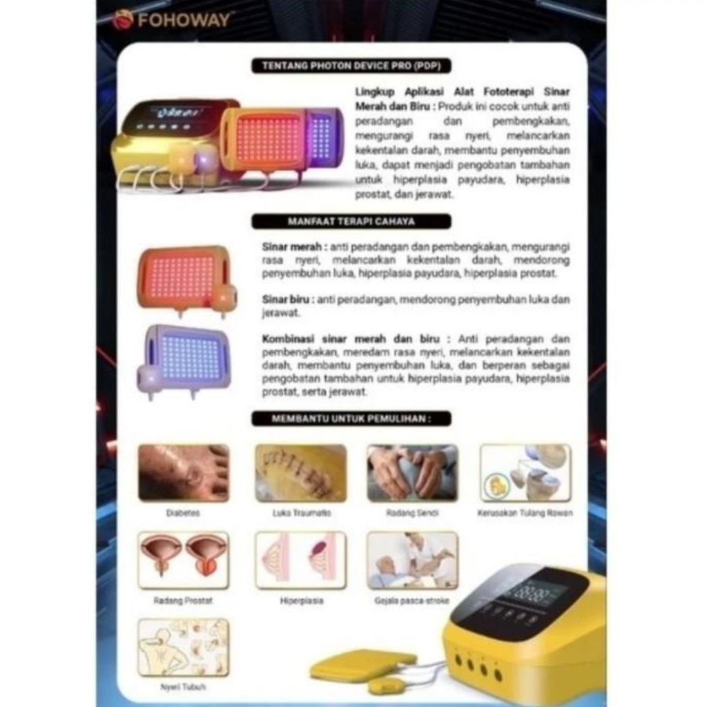 Jual PHOTON DEVICE PRO PDP FOHOWAY (Photon Device Pro) *Alat ...