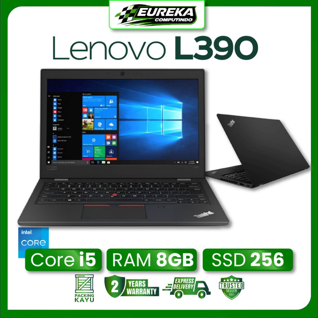 Jual Lenovo ThinkPad L390 Core i5 Gen 8 RAM 8GB SSD 256GB 13.3
