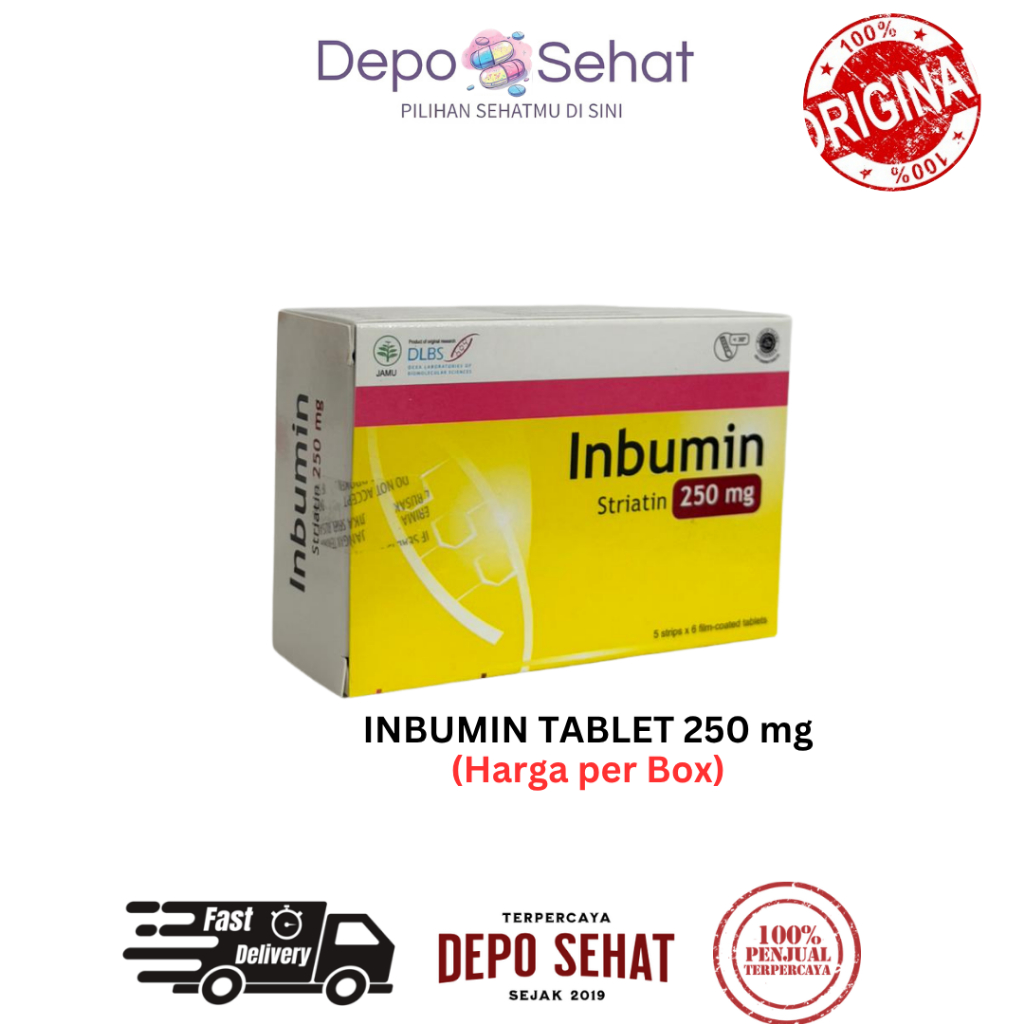 Jual INBUMIN Tablet 250mg | Shopee Indonesia