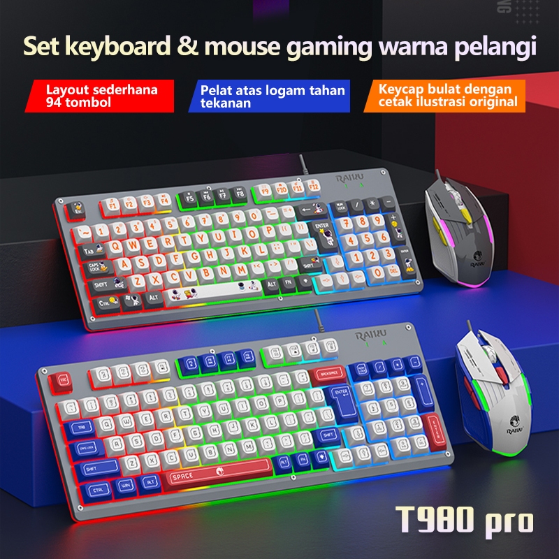 Jual JUTU 100%ORI 12H SHIP Keyboard Komputer Gaming Mechanical Feeling ...