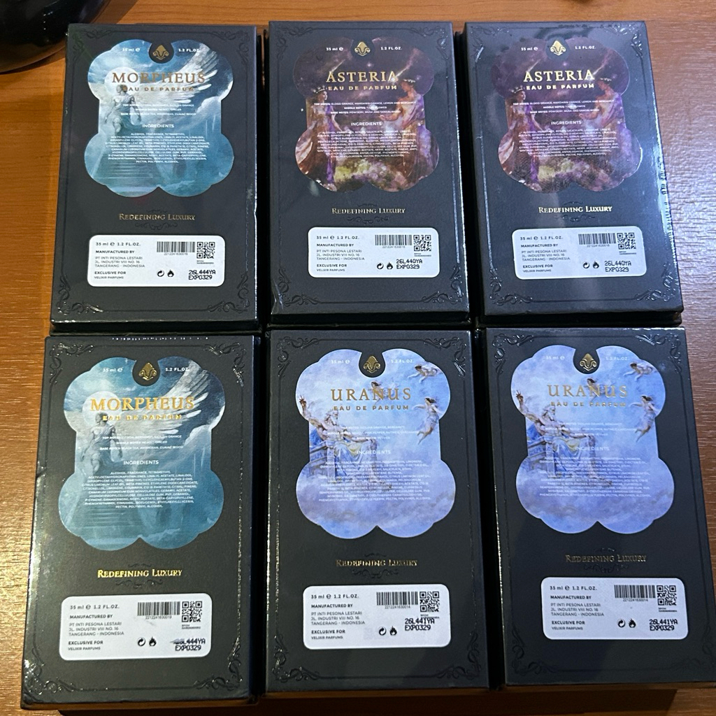 Jual [9 New Variants VELIXIR] Velixir Morpheus,Concordia,Uranus,Asteria ...