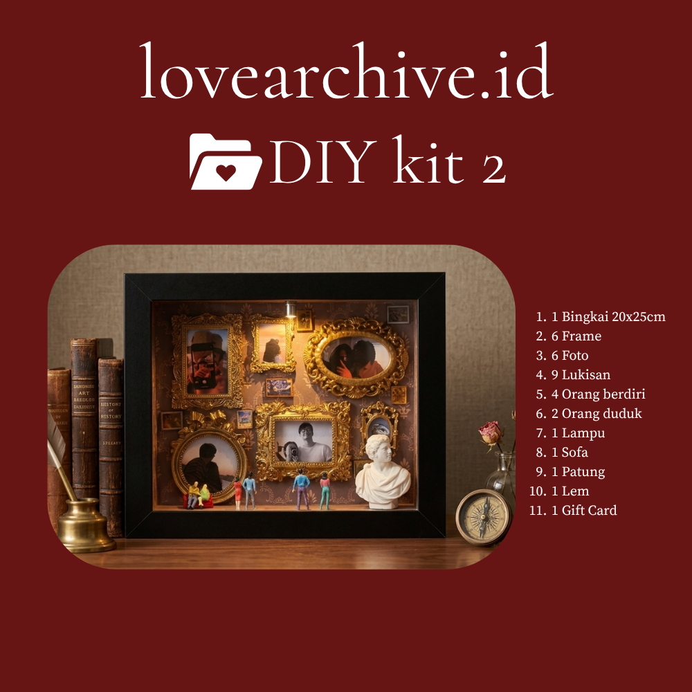 Jual Museum of Us 20x25 cm | DIY KIT Mini Museum | Frame 20x25 cm ...